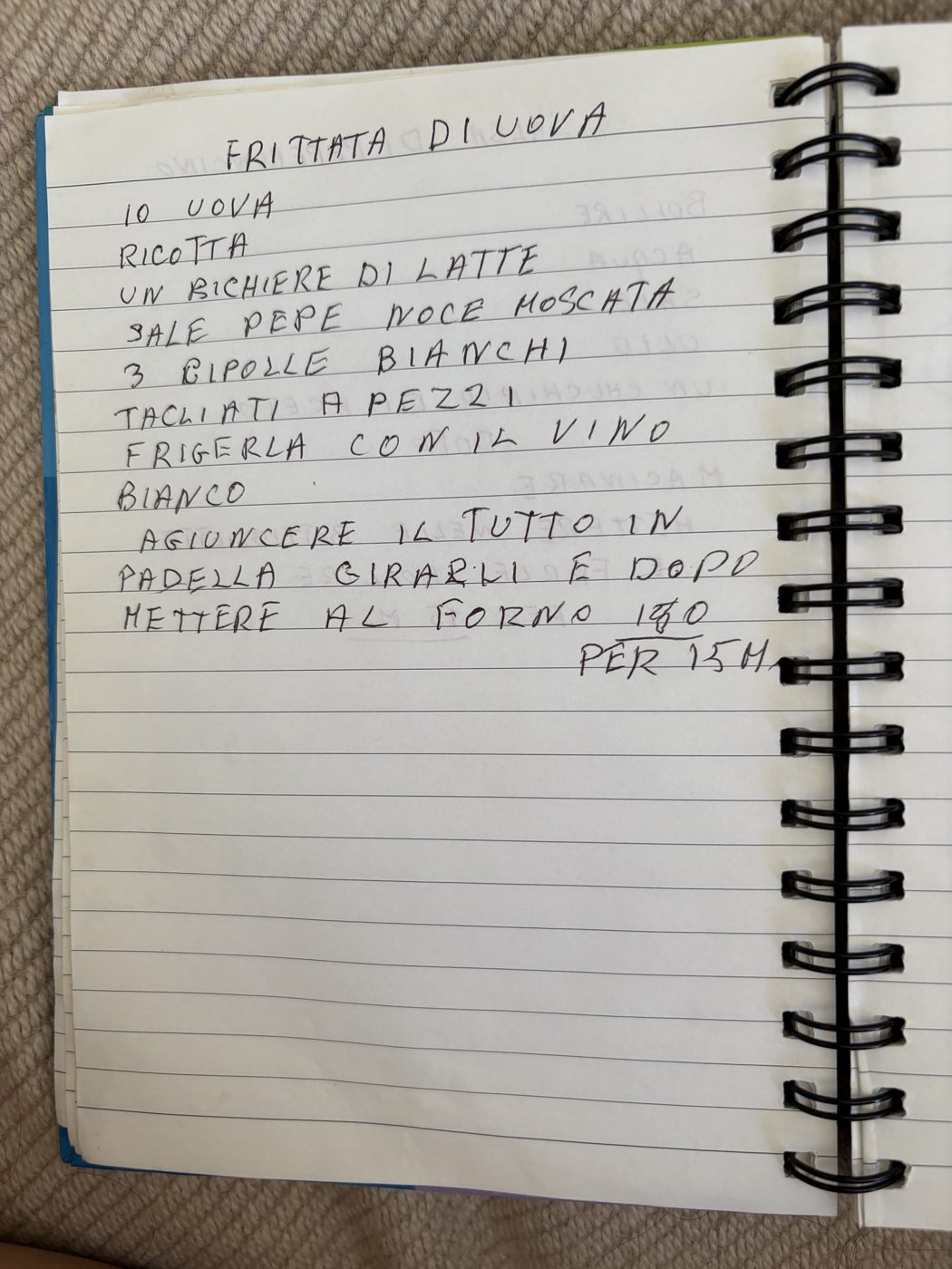 Frittata di uova recipe