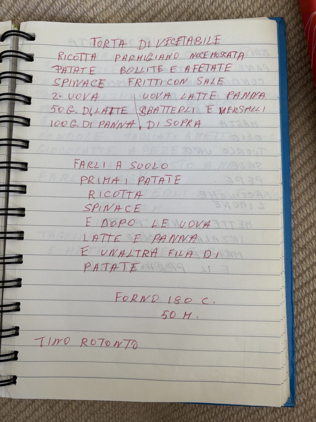 Torta di vegetabili — vegetable cake