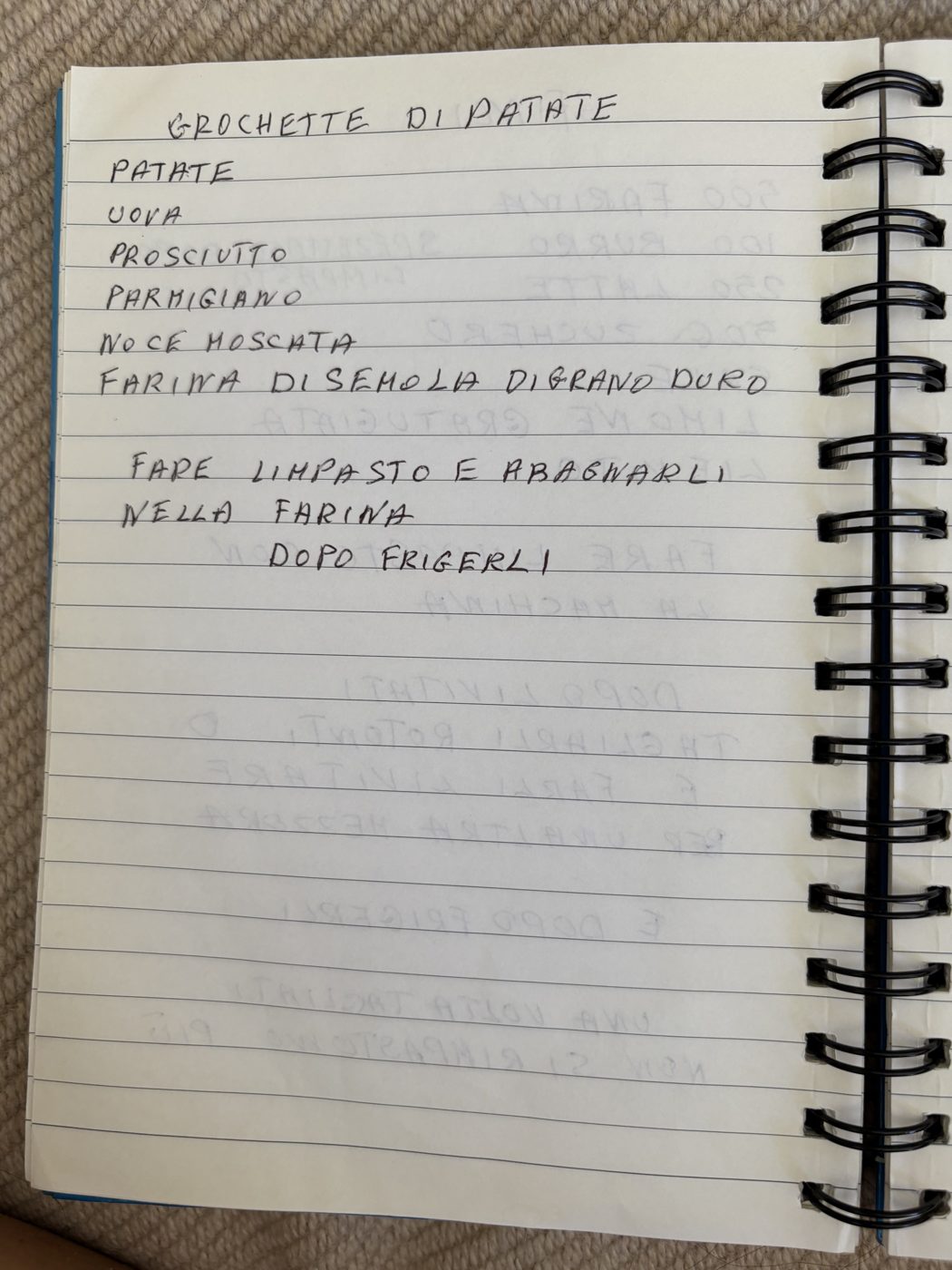 Crocchette di patate recipe