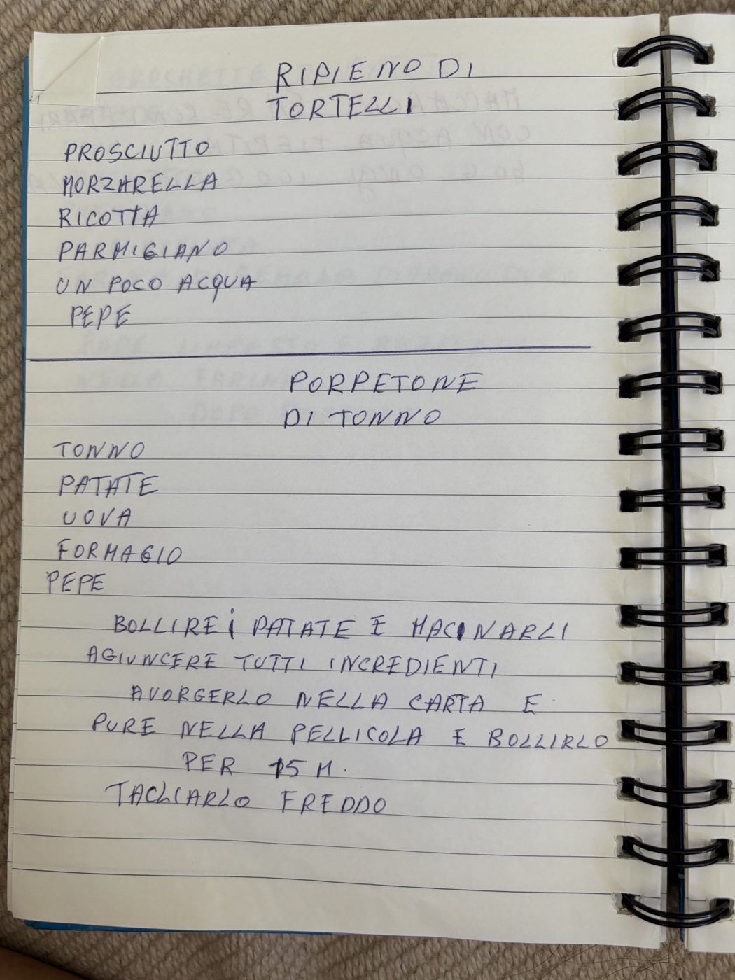 Ripieno di tortelli — tortelli filling